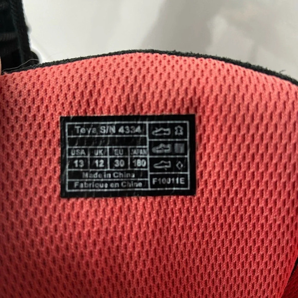 Teva girls tall zipper laced boots Sz 13 - Picture 10 of 10